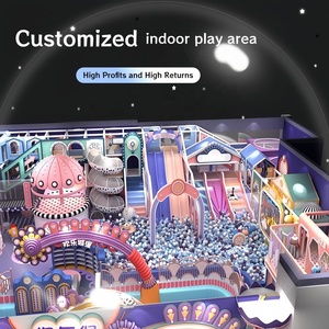 Aire de jeux intérieure commerciale pour enfants de 760 m² à design personnalisé, à fort potentiel de rentabilité, avec toboggans, échelles colorées et pont - Product Image 3