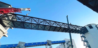 Высокопрочная стальная мостовая конструкция с высокой грузоподъемностью для рек и автомагистралей, долговечная и настраиваемая под заказ