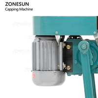 Machine de capsulage semi-automatique électrique ZONESUN ZS-YG60B pour bouteilles en verre de bière, de soda et de boissons gazeuses avec capsules couronne