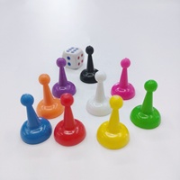 Jeu d'échecs Deskjoy en acrylique et plastique 25*16MM multicolore personnalisable avec emballage en sac OPP