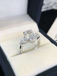 Para GIA IGI certificado personalizable 14K 18K anillo de diamante cultivado en laboratorio CVD HPHT 0.5ct a 5ct para hombres/mujeres compromiso bodas fiestas - Product Image 4