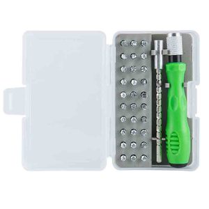 32 In 1 Watch And Mobile Phone Repair Screwdriver Set Chrome Vanadium Steel Magnetic Insulated Multi Purpose Tool Kit 7389C - Product Image 1