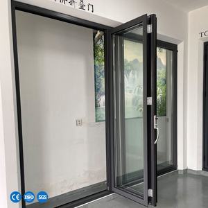 Porte pliante sur mesure en aluminium à double vitrage trempé, design peu encombrant pour <span class=keywords><strong>salon</strong></span> d'appartement - Product Image 2