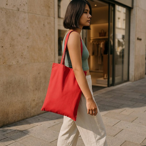 Luxury Tote <b>Bag</b> Premium Quality Cotton <b>Canvas</b> Elegant Fashion <b>Drawstring</b> Rope Exhibition European Importers OEM Manufacturer - Product Image 1