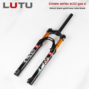 <span class=keywords><strong>Horquilla</strong></span> de Bicicleta LUTU de <span class=keywords><strong>26</strong></span> Pulgadas para Ciclismo de Carretera, Aleación de Aluminio Dorado y Negro, Suspensión de Aire, Bloqueo de Control en el Hombro, Tubo Interno, <span class=keywords><strong>Horquilla</strong></span> para Bicicleta de Montaña - Product Image 6