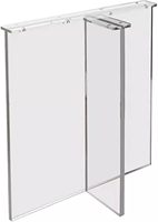 Support de pied de table en acrylique en forme de T, haute transparence, écologique, recyclable, épaisseur 2 cm, pour tables à manger et tables basses