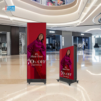 Afficheur numérique LED pliable P1.86 P2 P2.5 avec technologie SMD ou GOB pour la publicité et les événements en intérieur