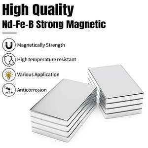 חומרים מגנטיים חזקים מותאמים אישית בר אדמה נדירה n52 <span class=keywords><strong>neodymium</strong></span> לחסום מגנט תעשייתי - Product Image 3