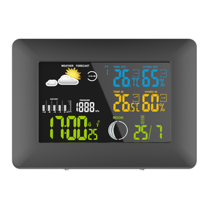 Digital Wireless Home Weather Station Display Low Power Aplicação Industrial Características Barômetro Higrômetro para Água Plástico - Product Image 4