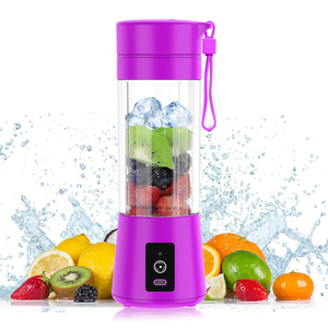 Leakproof Portable Smoothie Blender - Rechargeable Personal Juicer Cup with 380ml Capacity & 2000mAh <b>Battery</b> - Product Image 2