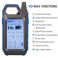 KEYDIY KD-MAX KDMAX Outil de clé et générateur de télécommandes prend en charge la vérification de la fréquence, la génération de télécommandes, le clonage de télécommandes et la reconnaissance de puces.
