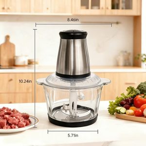 Hot Sell 2L 3L Small <b>Meat</b> Chopper Best Home Kitchen Food Cheap Stainless Steel Electric <b>Meat</b> <b>Grinder</b> for Sale - Product Image 3