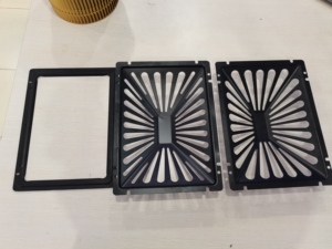 T hình dạng thiết bị điện mui xe nhà bếp Quạt thông gió điện thép không gỉ màu xám giá hiện đại Thiết kế mới lạ Đồng phạm vi mui xe - Product Image 3