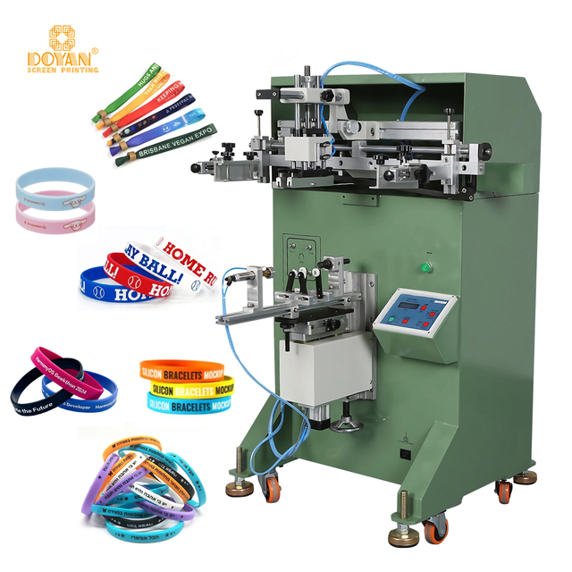 Multi-Function Semi-Automatic Digital Paper Cup Bracelet Wrist Band Screen Printing Machine New Condition Cylinder Tube Printer