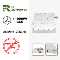 Module GaN professionnel 20 MHz-20 GHz 1 W-1000 W pour le traitement du signal GNSS, la navigation par satellite, la protection, amplificateur RF