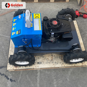 轮式遥控割草机 碎草机 汽油电动农用机器人割草机 制造商直销 - Product Image 3