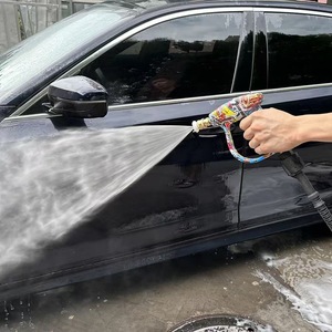 Tuyau de Machine de lavage de voiture à haute pression 1 litre mousse <span class=keywords><strong>Lance</strong></span> 5 couleurs buse pulvérisateur pistolet pour accessoires de voiture nettoyage - Product Image 2