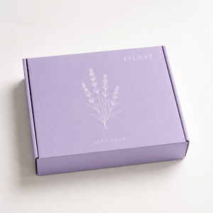 กล่องไปรษณีย์สำหรับเครื่องสำอางแบบล็อคอัตโนมัติ DTC Skincare กล่องกระดาษคราฟท์แบบพับปิดด้านบน พิมพ์ลายตามสั่ง กล่องไปรษณีย์สำหรับเครื่องสำอางแบบไม่มีลายพิมพ์ด้านใน ขายส่งแบบ OEM ODM - Product Image 1
