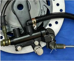 Cơ chế Phanh đĩa, phanh trống thay đổi thành Phanh thủy lực đĩa, xe máy phổ thông - Product Image 6