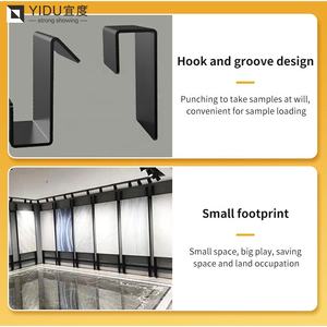 Özel Showroom dolapları ve modüler Slatwall parantez ile hafif Metal lastik sergileme standı - Product Image 5