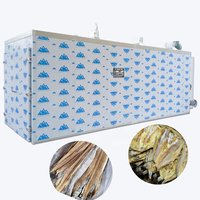 Séchoir à fruits multifonctionnel Déshydrateur de fruits Capacité de 1200kg Séchoir à anchois Poisson Produit aquatique Fruits de mer