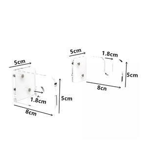 حامل عرض شماعات جيتار أكريليك مخصص من المصنع حامل حائط Perspex منظم رف جيتار للاستخدام على الرف - Product Image 6