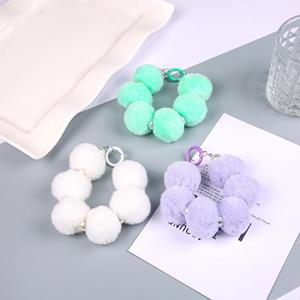 Pendentif Pompon Coloré pour Coque de Téléphone, Accessoire de Sac, Porte-clés, Chaîne de Suspension - Product Image 5