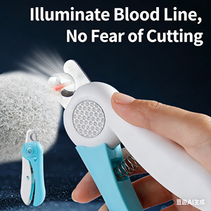 हेफेंग प्रीमियम पर्यावरण के अनुकूल प्लास्टिक नाखून ट्रिमर कैंची कुत्ते की सफाई क्लिपर्स - Product Image 4