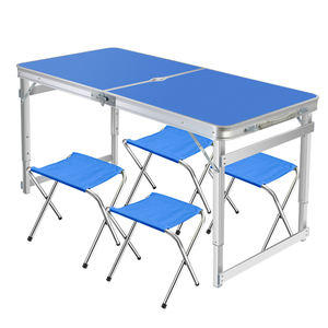<span class=keywords><strong>Table</strong></span> pliante de <span class=keywords><strong>camping</strong></span> facile à transporter, ensemble <span class=keywords><strong>table</strong></span> et chaise pliantes réglables en hauteur, ensemble <span class=keywords><strong>table</strong></span> et chaise pliantes portables pour l'extérieur - Product Image 1
