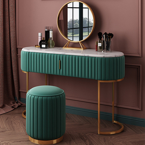 Design moderno a specchio spogliatoio tavolo <span class=keywords><strong>trucco</strong></span> con specchio set per la vendita di prezzi di fabbrica - Product Image 1