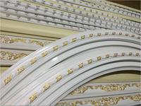 Molduras de arco flexibles de poliuretano para villas modernas - Molduras de techo y zócalo duraderas y ecológicas de fácil instalación (70 años de duración)