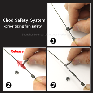 Système <span class=keywords><strong>de</strong></span> sécurité Chod, ensembles <span class=keywords><strong>de</strong></span> 3 pièces, matériel <span class=keywords><strong>de</strong></span> finition pour la pêche à la carpe - Product Image 5