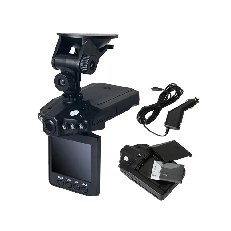 2.5 "CAR IR HD Night Vision Vehicle Cam DVR 270度6 Led Recorder Camera H198