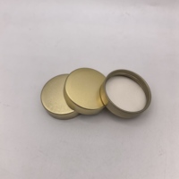 Couvercles de bocaux métalliques en fer blanc Unishell lisses 38/400 45/400 à vis, étanches pour compléments alimentaires