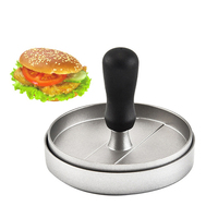 Haute qualité manuel presse à hamburger, galette de bœuf presse faisant la machine, hamburger machine de pressage-panure