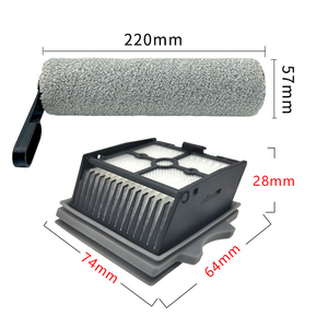 Brosse roulante brosse principale velours brosse filtre pour <span class=keywords><strong>TINECO</strong></span> étage ONE 2.0 accessoires d'<span class=keywords><strong>aspirateur</strong></span> mince - Product Image 3