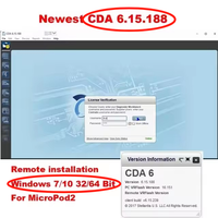 El software de ingeniería CDA 6.15.188 CDA 6 15 más nuevo funciona con MicroPod 2 II para FLASH Downloader y VIN EDITING para DODGE/CHRYSLE