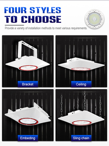 Luces LED de Techo para Gasolineras, IP65, Bajo Perfil, 100W/120W/150W, Alta Eficiencia Luminosa, Supera los 150LM/W para Mayor Brillo - Product Image 3