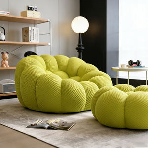 Divano Singolo Contemporaneo in Stile Spugna, Set di Divani in Tessuto Comprimibile per Soggiorno, Facile da Imbottire - Product Image 2