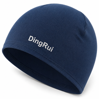 Bonnet de course en polyester à séchage rapide avec logo personnalisé OEM, bonnet anti-transpiration, sous-casque, bonnet tricoté performant, casquette athlétique