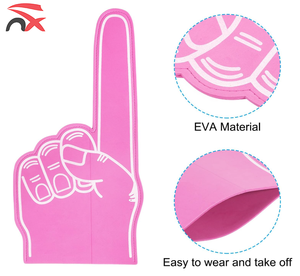 Dedos de Esponja Gigantes Personalizados al por Mayor para Eventos Deportivos, Animadores, Mano de Esponja, Mano de Espuma <span class=keywords><strong>Grande</strong></span> para Actividades Deportivas - Product Image 5