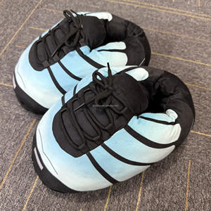 شبشب رياضي للجنسين موديل 2025 بنعل مطاطي وفرو دافئ للاستخدام المنزلي والداخلي في الشتاء، شبشب قطيفة للجنسين من المصنع مباشرة - Product Image 2