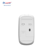 Souris laser sans fil double mode MW-007M, nouveau design, légère, avec prise en main ergonomique, personnalisée pour ordinateur et bureau