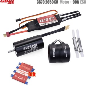 Không thấm nước 3670 2650kv động cơ W/nước làm mát 90A không chổi than <span class=keywords><strong>ESC</strong></span> lập trình thẻ cho RC thuyền phụ kiện - Product Image 3