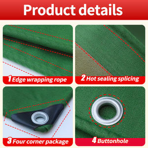 Bâche de conteneur TIANYUE 40 pieds, revêtement PVC, polyester tissé ripstop 600GSM, très lourde, résistante à l'abrasion, taille personnalisée - Product Image 6