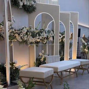 LISSE fou mariage acrylique toile de fond scène décor événement fond mariage avec lumière LED Magazine gestion des événements - Product Image 2