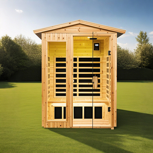 Prix d'usine personnalisé cabine de douche extérieure bain de vapeur sec humide pruche cèdre rouge sauna chambres avec <span class=keywords><strong>massage</strong></span> corporel - Product Image 4