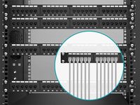 Terlaris Panel Patch logam 1U 19 inci 24 Port Cat6 UTP RJ45 untuk kabinet jaringan