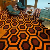 Tapis et tapis imprimés en 3D de fleurs géométriques modernes de luxe pour la maison et le salon de l'hôtel 200x300 fabriqués à la machine