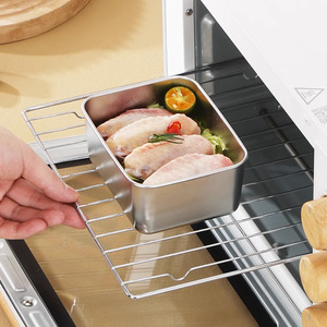 Lonchera de Acero Inoxidable, Recipiente Cuadrado Profundo para Almacenamiento de Alimentos, Tazón Multifuncional para Preparación de Comida Caliente, Caja para Picnic al Aire Libre - Product Image 2